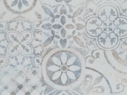 Retro Chic Blue Grey